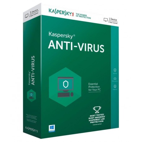 Kaspersky Anti-Virus 2018 ita 3User 1Y